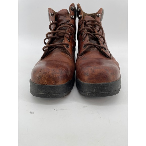 Wolverine Work Boots Men 10.5 Brown Leather Lace Up EH‎ Slip Resistant Steel Toe main image 7